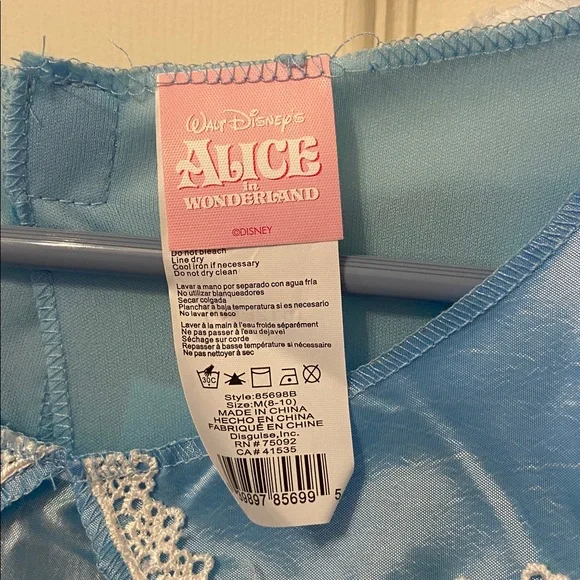 Disney Light Blue and White Storybook Women’s Costume - Picture 2 of 4